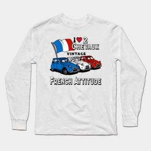 I Love 2 Chevaux Long Sleeve T-Shirt